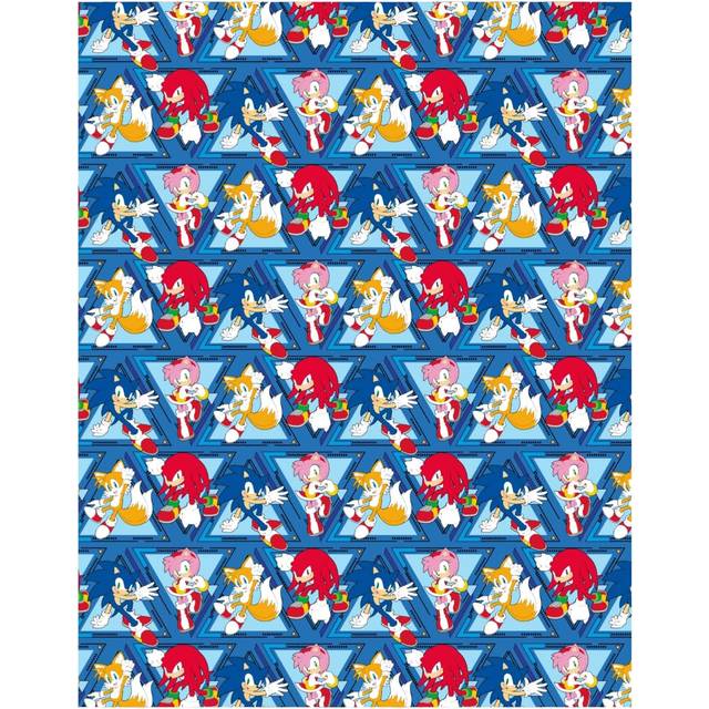 Sonic the Hedgehog Wrapping Paper 4m Roll