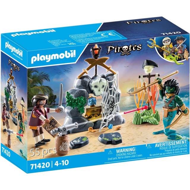 PLAYMOBIL 71420 Pirates: Pirate vs. Deeper  Treasure Hunt