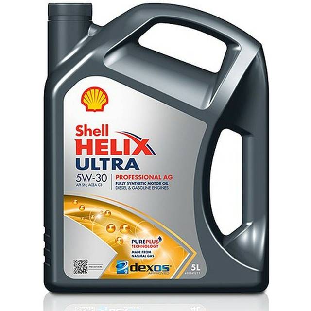 Shell helix ultra professional 5w30 ag fully synthetic motor oil 5l