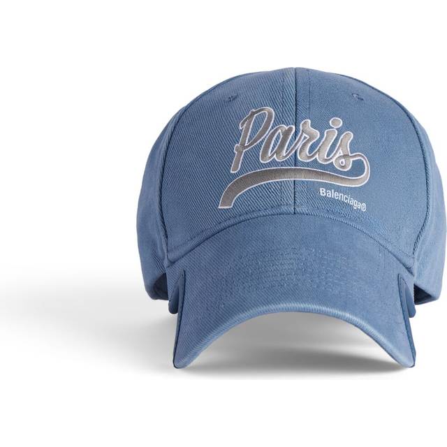 Balenciaga Enjoy Paris Cap - Blue - Unisex - - Cotton