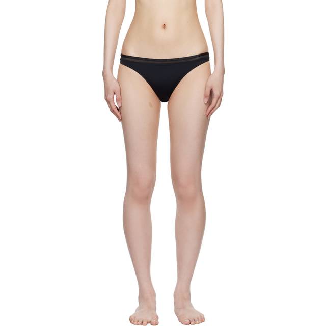 La Perla Black Paneled Bikini Bottom - 001 - BLACK - S