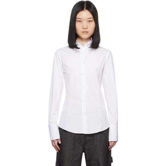 FLORE FLORE White Giulia Shirt - White - S