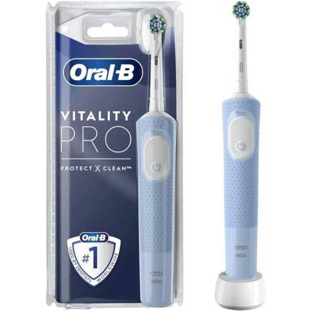 Braun Oral-B | D103 Vitality Pro | Elektrisk tandbørste | Genopladelig | Voksen | ml | Antal hoveder | Sort | Antal børster pr. hoved 1 | Antal tandb