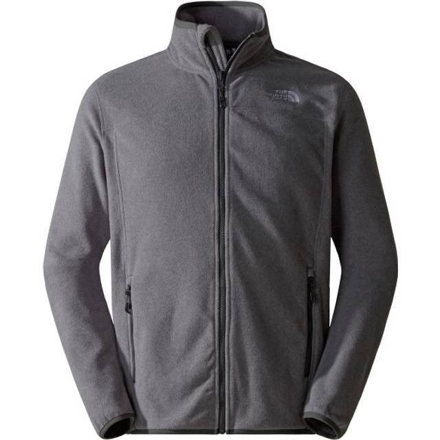 The North Face Mens 100 Glacier Full Zip (Grå (TNF MEDIUM GREY HEATHER) Medium)