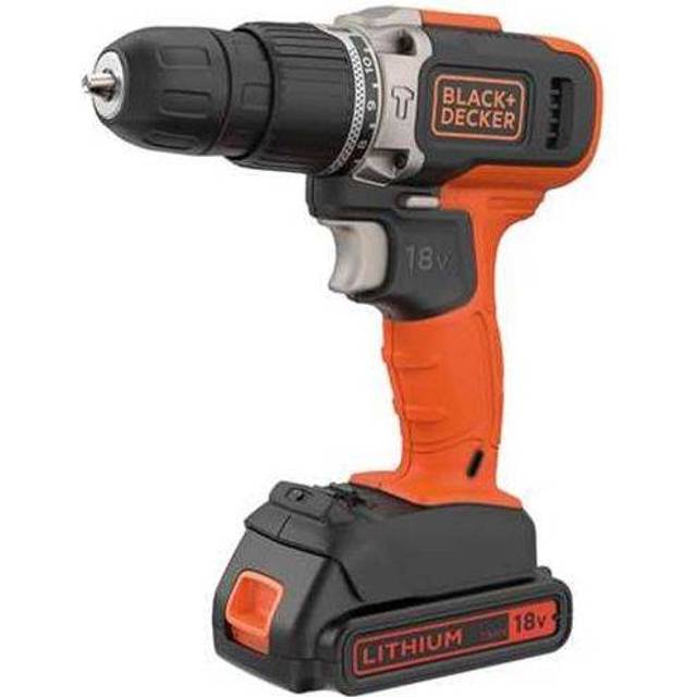 Black & Decker BCD003C2K-QW Slagskruvdragare med batteri och laddare