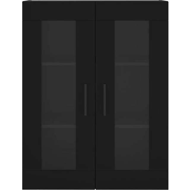 Wall Mounted Cabinet Black 69.5x34x90 cm Vidaxl