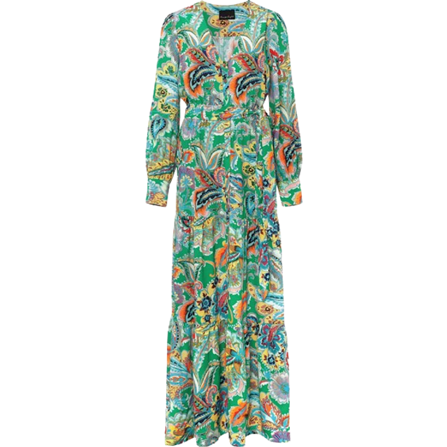 Phase Eight Women's Azalia Paisley Maxi Dress - Green/Multi - 16
