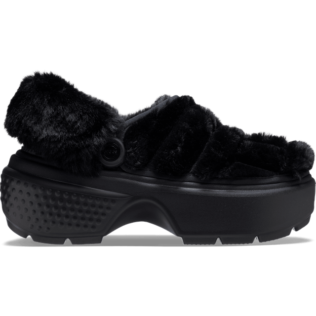 (WMNS) Crocs Stomp Quilted Clogs 'Black' 208938-001 - 7