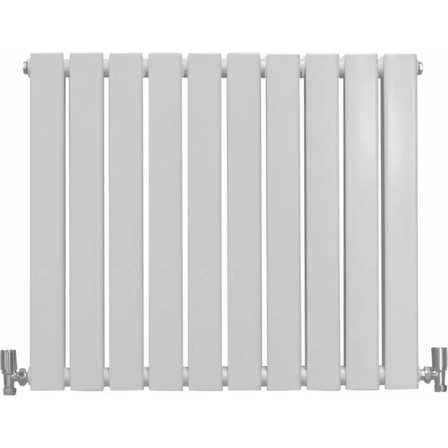 MonsterShop White Flat Radiator 600 x 700mm - Heating Luxe - 9 x 73 x 63cm