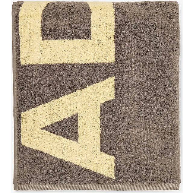 Adanola Womens Olive Green Branded-print Cotton Beach Towel - OLIVE GREEN