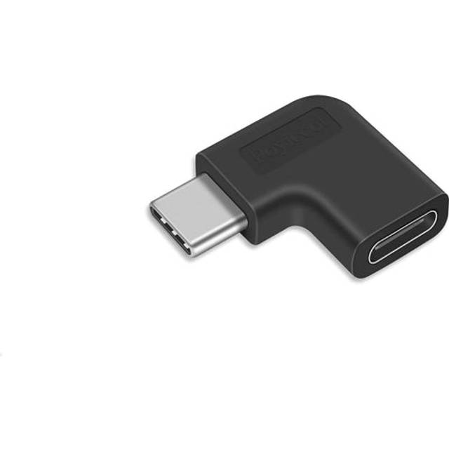 NÖRDIC USB C 3.1 Vinklad adapter hane till hona
