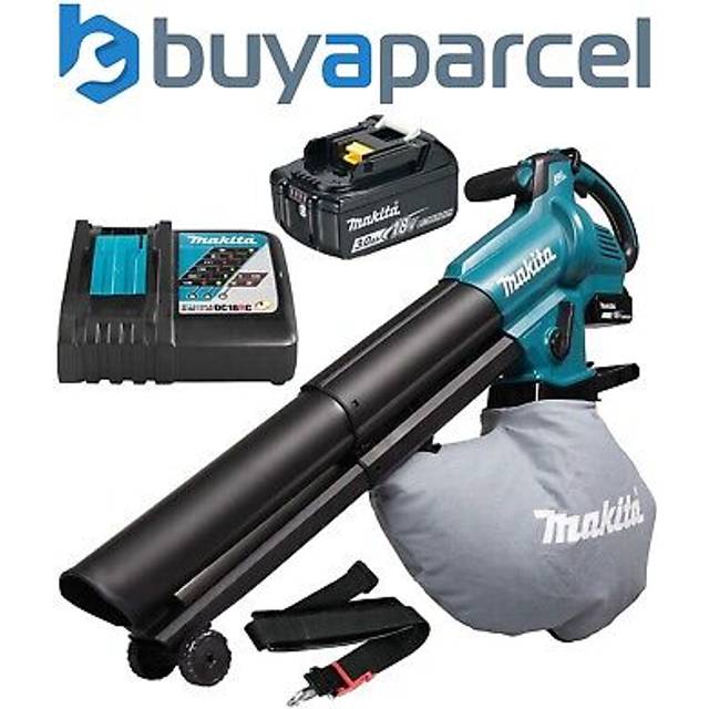 DUB187F002 18V lxt Brushless Cordless Garden Leaf Blower Vacuum + 3ah - Makita