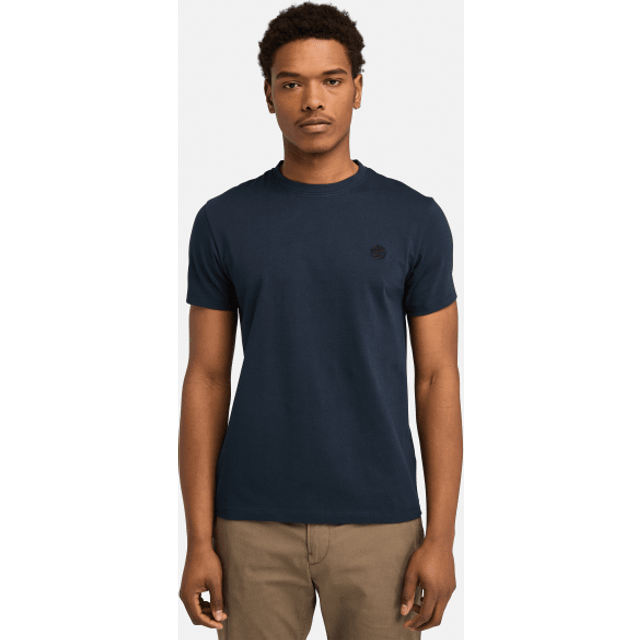 Slim Fit Embroidered Logo T-Shirt - Blue