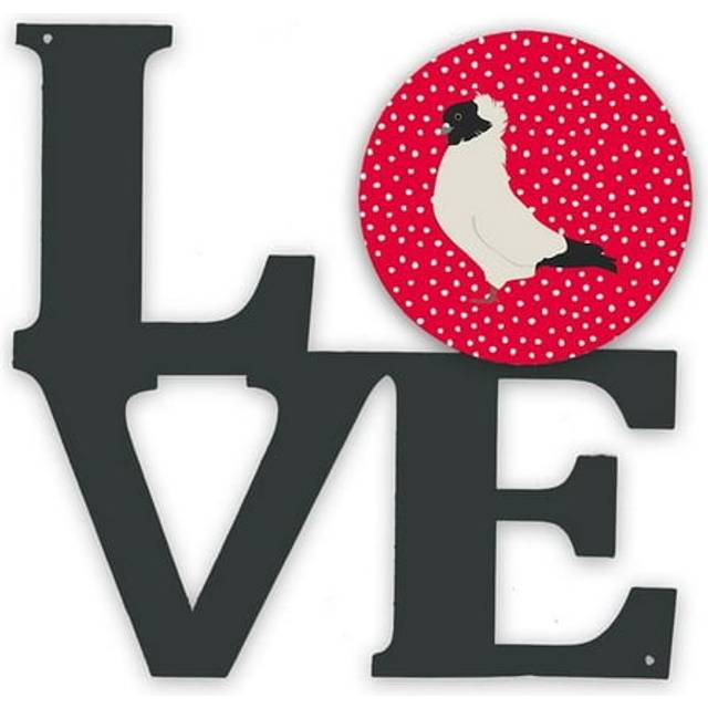 """""Caroline's Treasures Nun Pigeon Metal Artwork Love wall-decor  Multicolor"""""