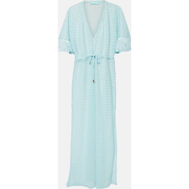 Melissa Odabash Phoebe beach cover-up - blue (UK 10)