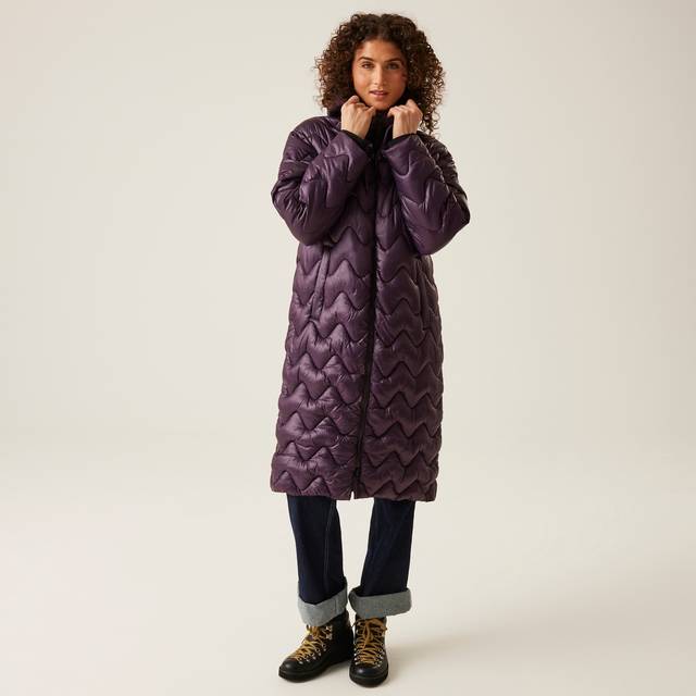 Regatta Women's Water-repellent Cambrie II Quilted Jacket Deep Plum, Size: 14 - Purple