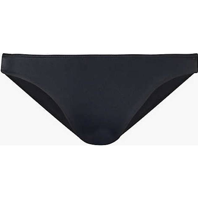 Adanola Womens Black Dip Mid-rise Bikini Bottoms S - BLACK