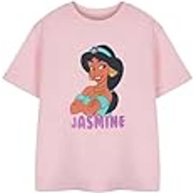 (5-6 Years) Disney Princess Short Sleeved T-Shirt (Girls Pink)