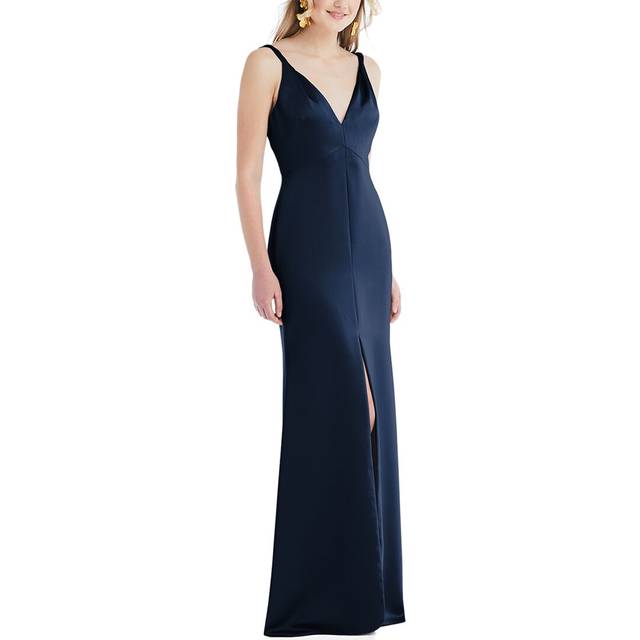 Lovely Twist Strap Maxi Slip Dress