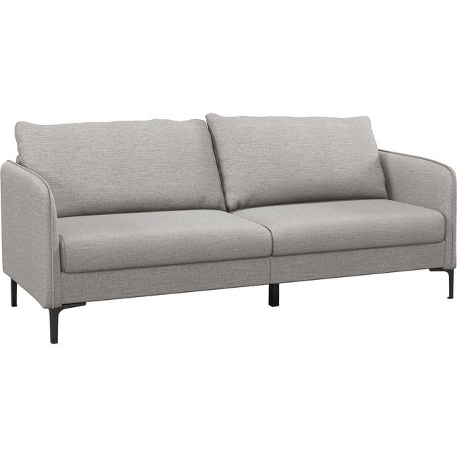 Modern Loveseat 3-Seater Upholstered Sofa with Washable Cushion Covers-Grey