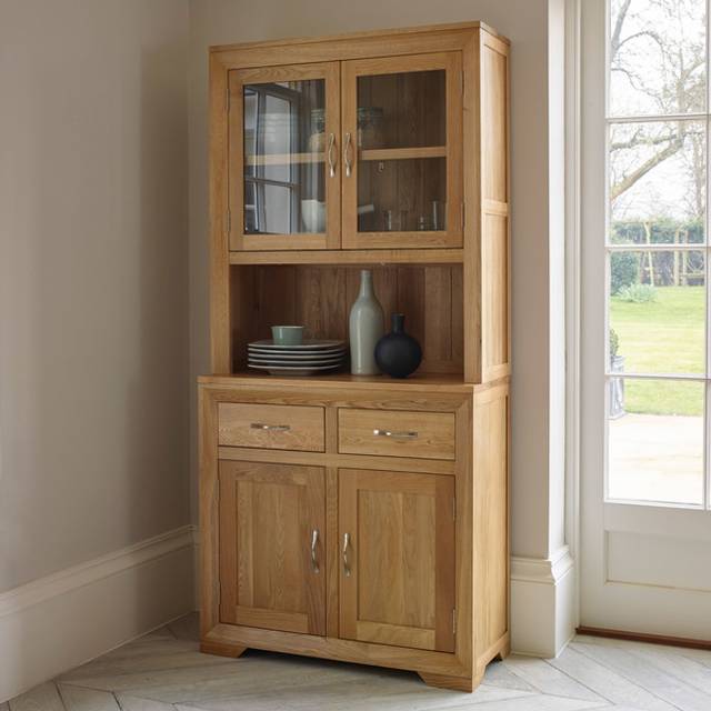 Natural Solid Oak Dressers - Small Dresser - Bevel Range - Oak Furnitureland