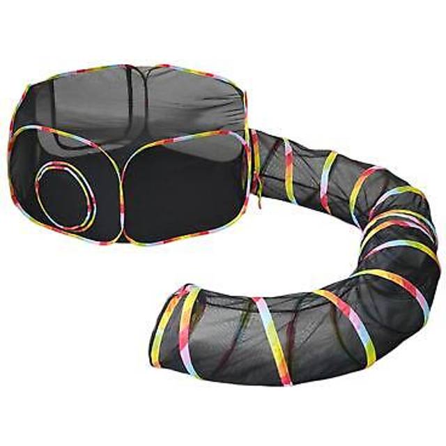 Cat tent with tunnel outdoor cat enclosures for cats kitten small animal
