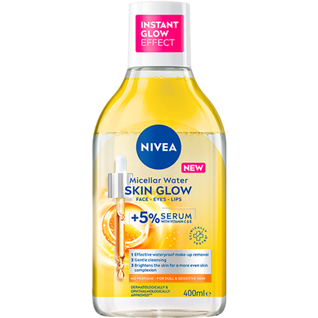 NIVEA Brightening Micellar Water +5% Serum 400ml