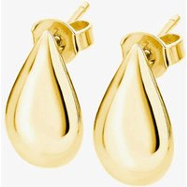 Lucy Quartermaine Gold Vermeil Large Tear Drop Stud Earrings TDS1G