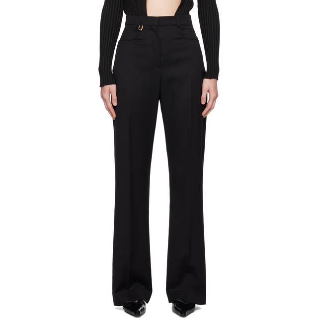 JACQUEMUS Le Sauge Trousers - Black