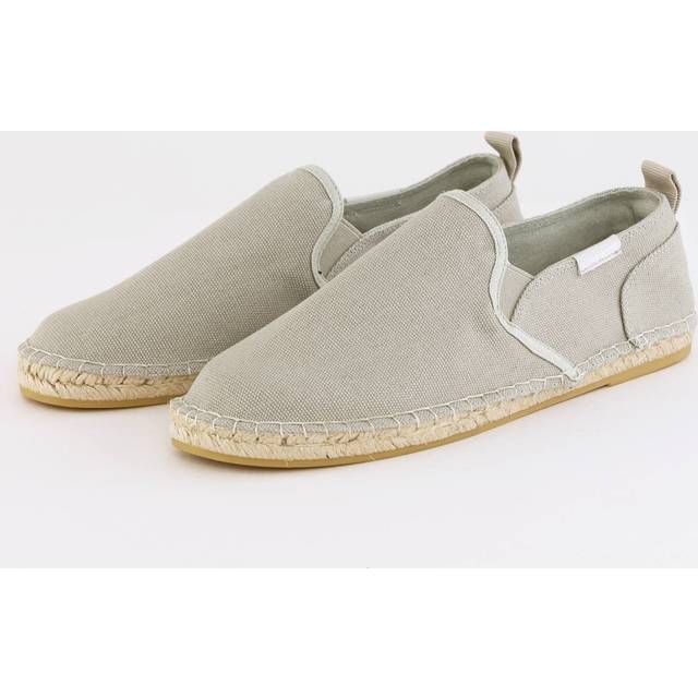 Superdry Stone Brown Canvas Espadrille Shoes - 7