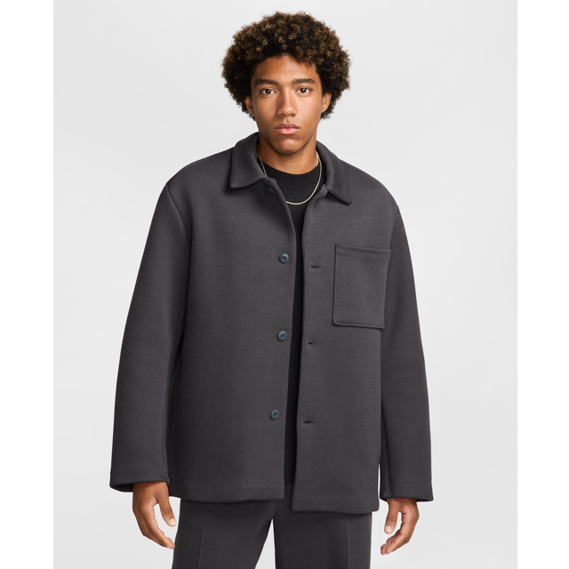 Jacka Nike Tech Fleece Shacket Anthracite/ Anthracite S