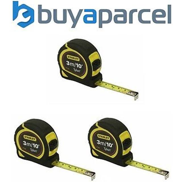 1-30-686 3M Tape Measure STA130686 3 Meter 10FT Pocket Tape Triple Pack - Stanley