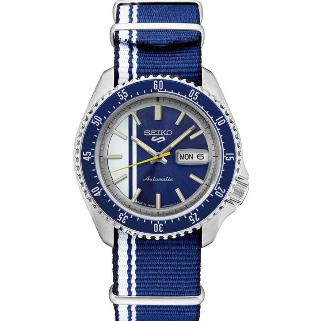 SEIKO Watch 5 SPORTS SKX series automatic watch Made in Japan U.S. Special Creation SRPK69 Blue Men's blue