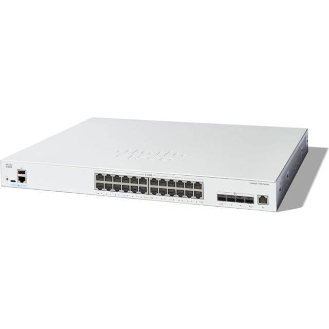 Cisco Catalyst 1300 Series 1300 24-Port 10Gigabit Base-T SFP+ Smart Managed L3 Rack-mountable Switch
