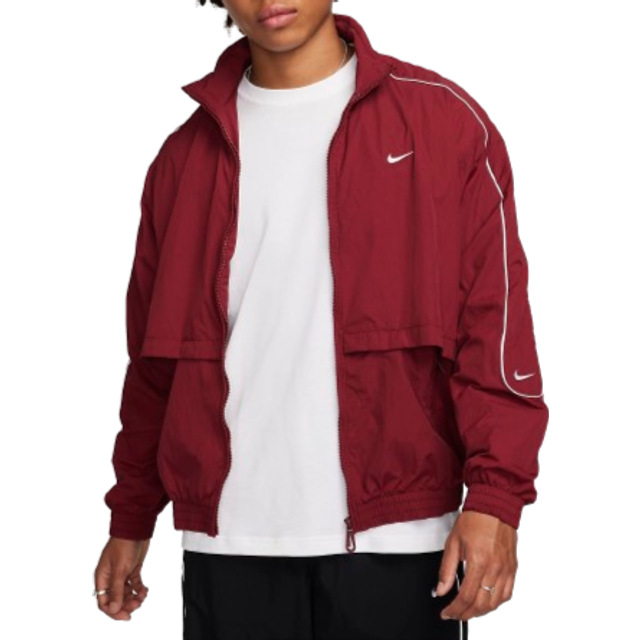 Nike Men's Sportswear Solo Swoosh Woven Track Jacket - Team