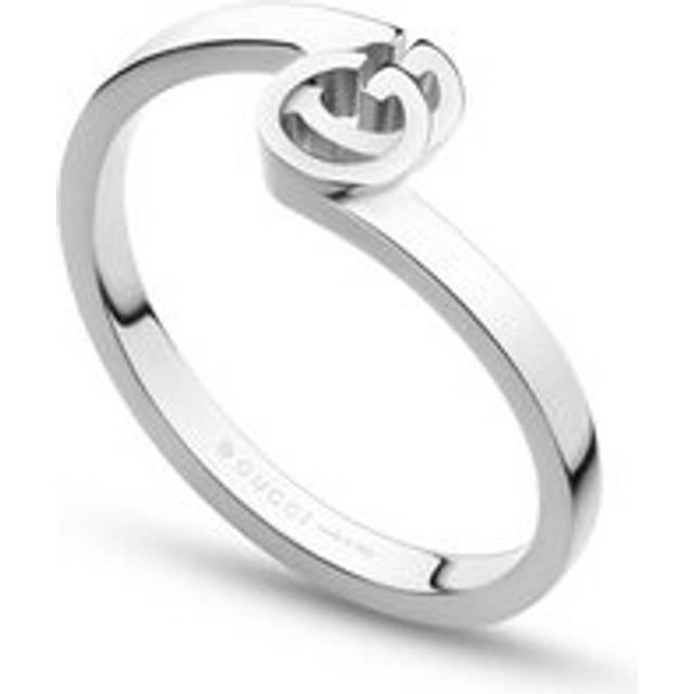 Gucci GG Running 18ct White Gold Ring D - J.5