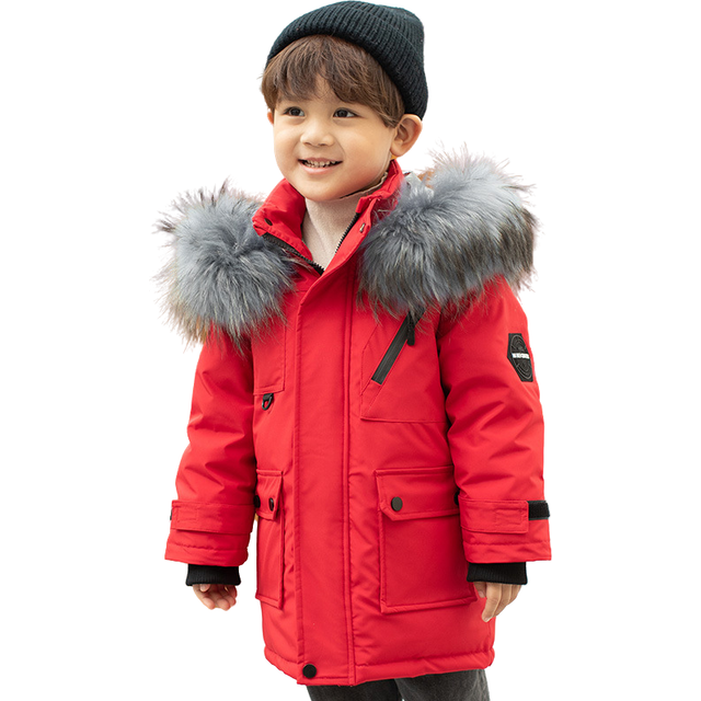 (Red02, 3-4Years) Kids Boys Coats Duck down jacket Outwear Winter UK