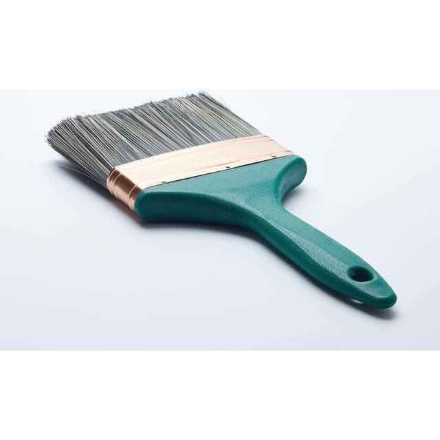 "PRWB5 5 inch Trade Professional Wall Brush for Fast Painting with Emulsion Paints on Walls and Ceilings, 5"" 125mm, Green"