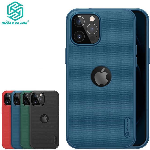 Nillkin Luxury Phone Case For iPhone 12 Pro Max 12 Pro Hard PC Shockproof Anti-Fingerprint Oil Stain Super Frosted Shield Pro IPhone 12 Pro Max black
