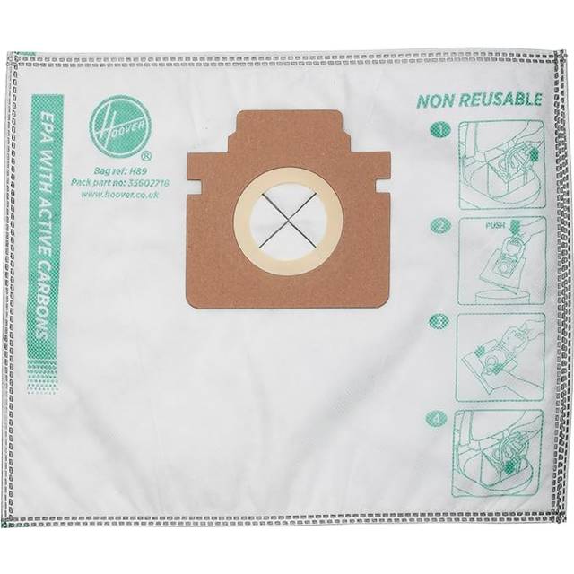 Hoover 35602718 Ren EPA mikrofiberväska med Active CARBONS, nylon