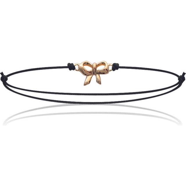 Les Trésors De Lily [J0827] - Svart guld 'Knut' guldpläterat armband - 14x10 mm gyllene