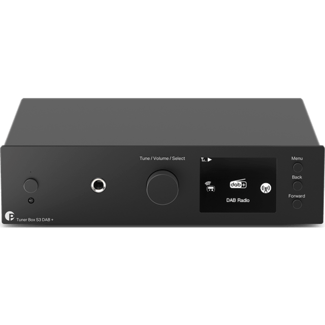 Pro-Ject Tuner Box S3 DAB+ FM och internetradio, svart