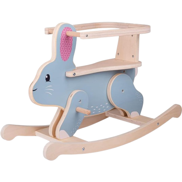 Fsc Wooden Rocking Rabbit
