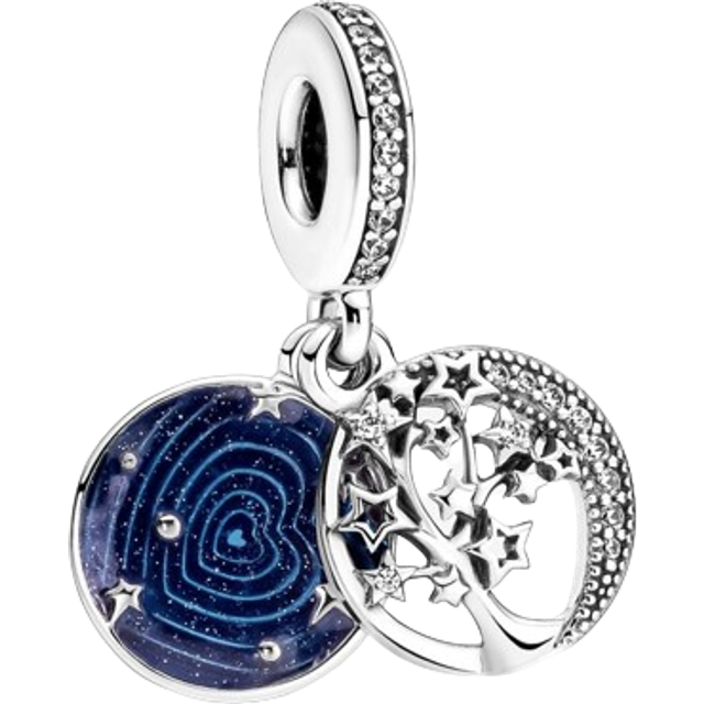 Pandora Timeless glittrande solitärring i sterling silver med klar kubisk zirkonia, 50