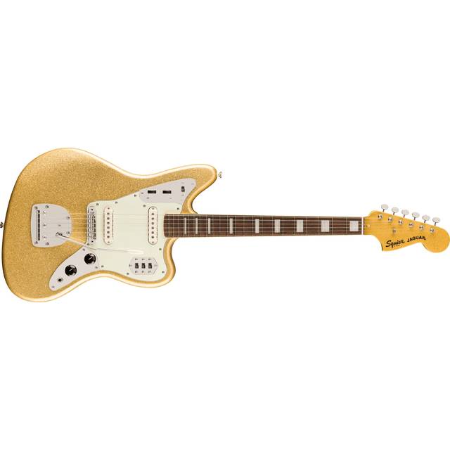 ギター Squier Jaguar shore gold Squier Contemporary Jaguar HH Shoreline Gold - Guitar Guys