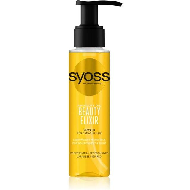 Syoss Intense Elixir Leave-in Oil Oljevård För skadat hår 100 ml