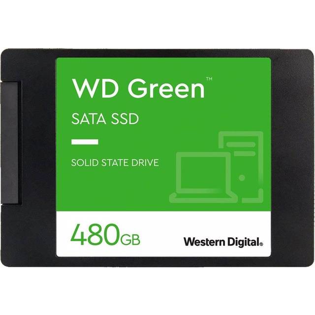 Western Digital 480 GB grön SSD 2,5 tum 7 mm SATA III 6 GB/S