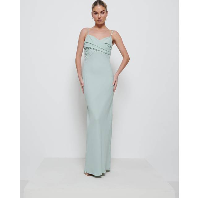 Kehlani Twist Cami Bridesmaid Dress - Sage, 18
