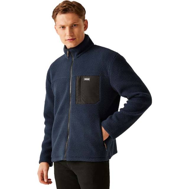 Regatta Mens Frankie Borg Fleece Navy, Size: 3XL