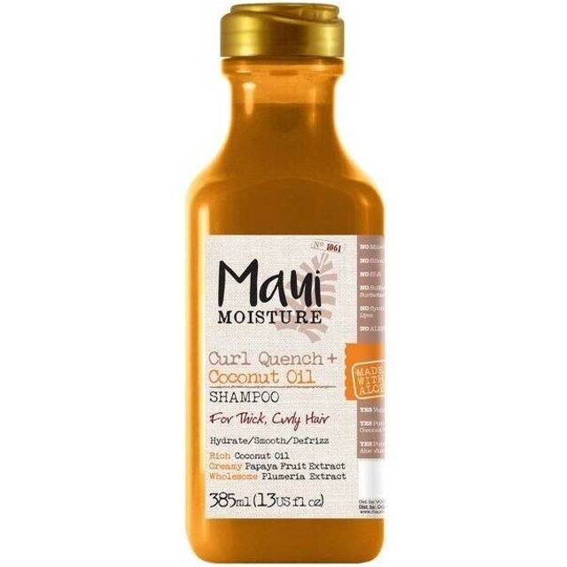 Maui Moisture Curl Quench + Coconut Oil Schampo för lockigt och vågigt hår 385 ml